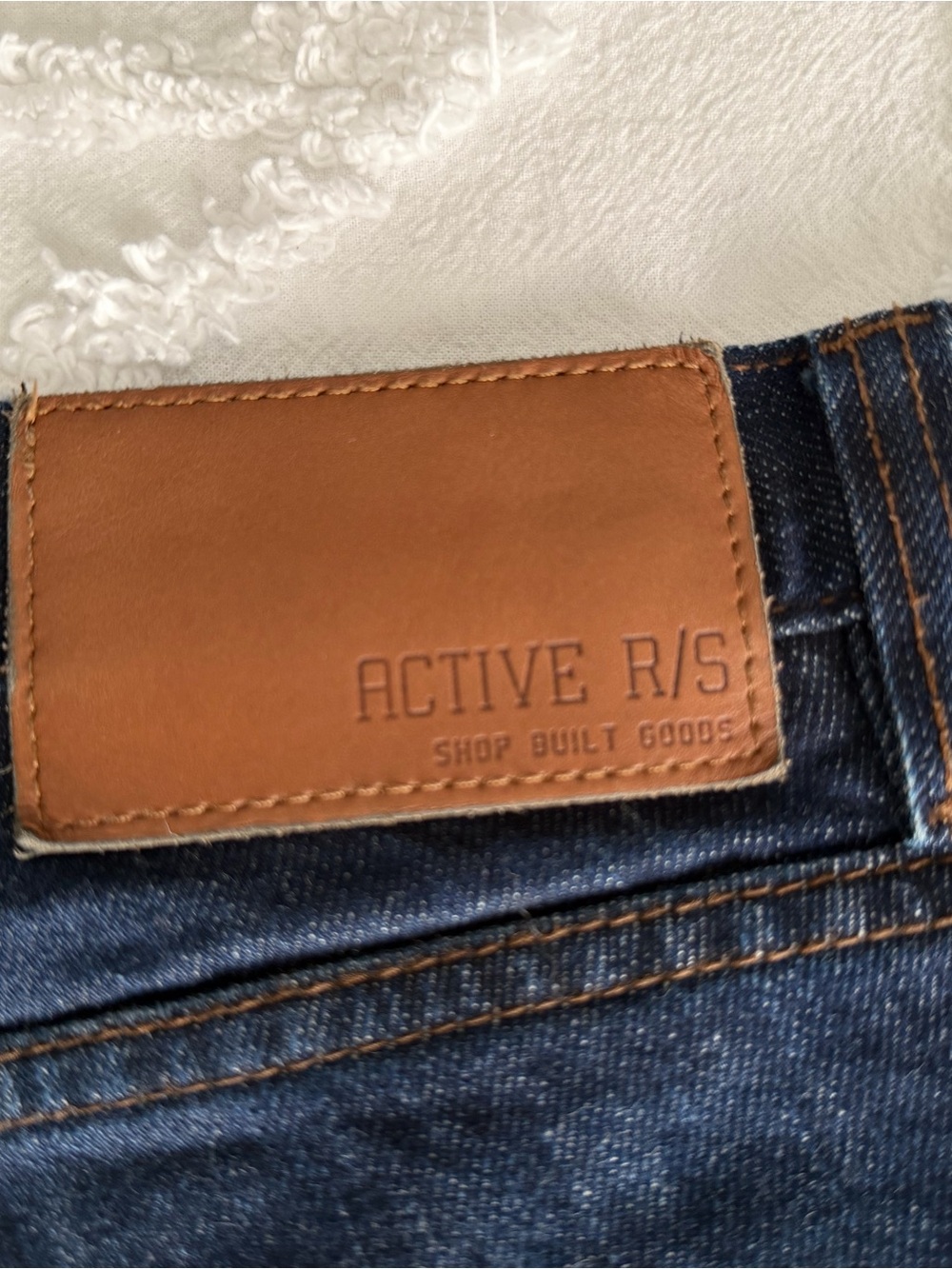 Active R/S Men's Classic Fit Straight Leg Dark Blue Jeans
